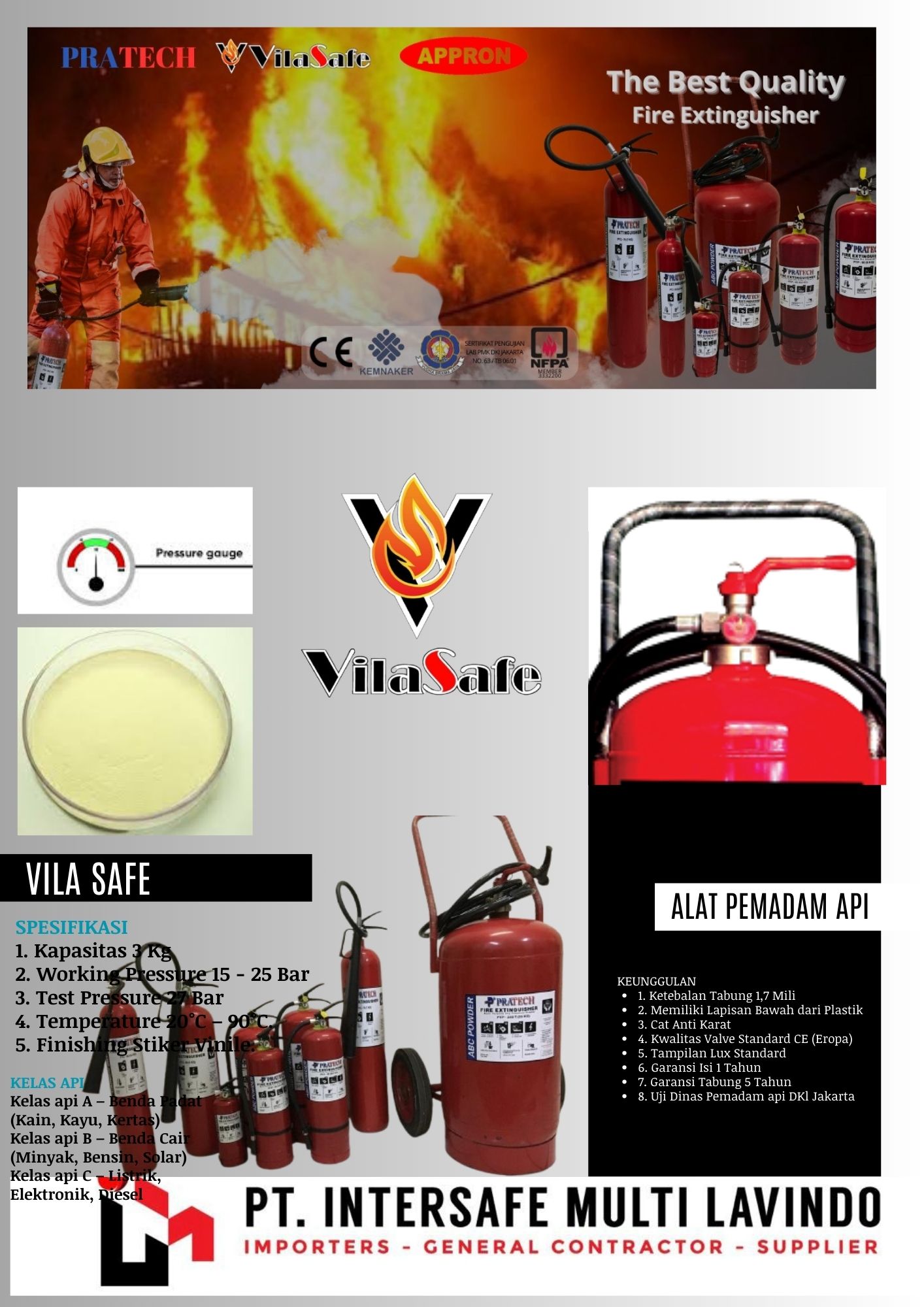 Harga Alat Pemadam Api 3 Kg 