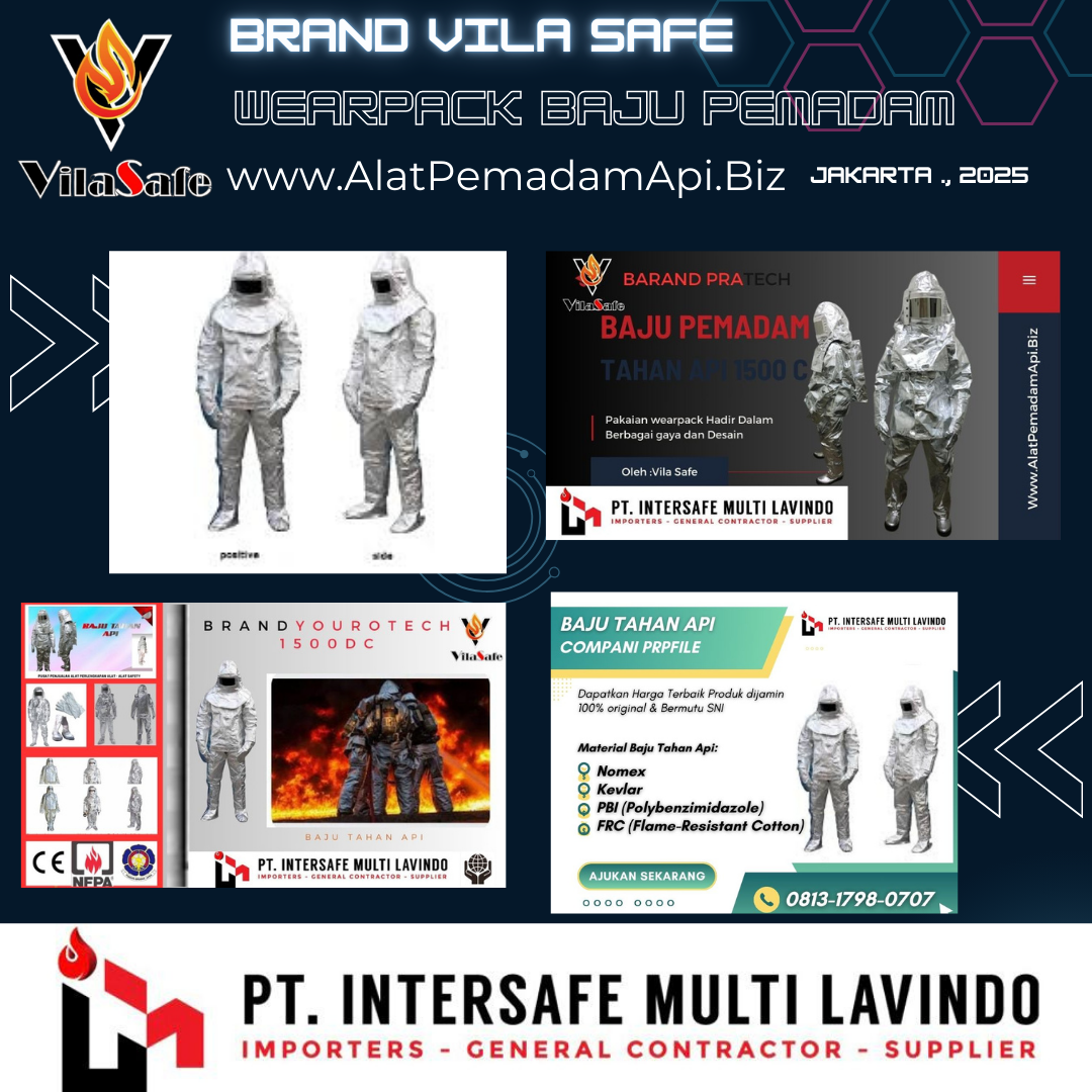 Baju Tahan Api Lengkap Bersertifikat 
