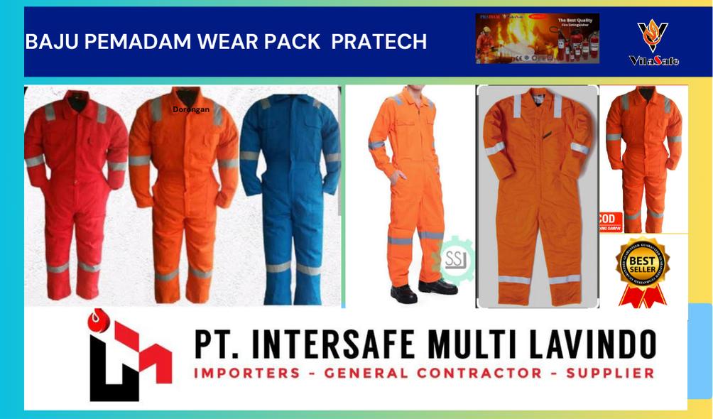 Wearpack Baju Pemadam Tahan Panas Nomex IIIA